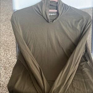 Women's Olive Long Sleeve Top